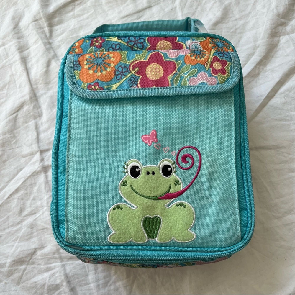 🐸 colorful frog lunchbox 🐸